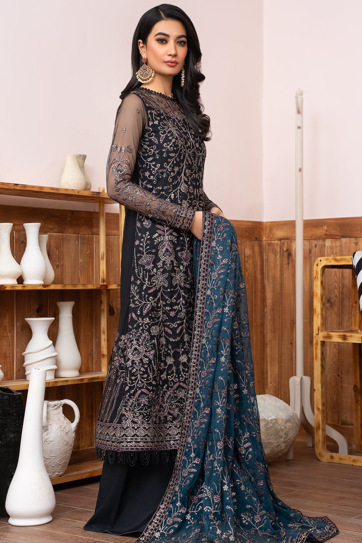 Shop Now, ZIMMEL - ZLM-02 - Meeral Luxury Formals 2023 - Zarif - Shahana Collection UK - Wedding and Bridal Dresses - Pakistani Dresses in UAE - Shahana UK