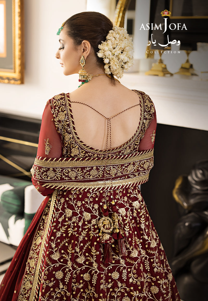 Buy Now, AJVY-03 - Vasl e yar - Formals 2023 - Asim Jofa - Wedding and Bridal Party Dresses - Shahana Collection UK - Asim Jofa in GCC - UAE fashion 