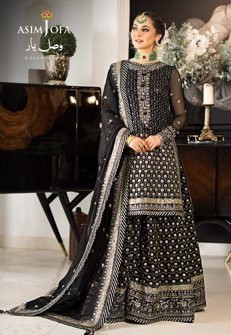 Buy Now, AJVY- 05 - Vasl e yar - Formals 2023 - Asim Jofa - Wedding and Bridal Party Dresses - Shahana Collection UK - Asim Jofa in GCC - UAE fashion 