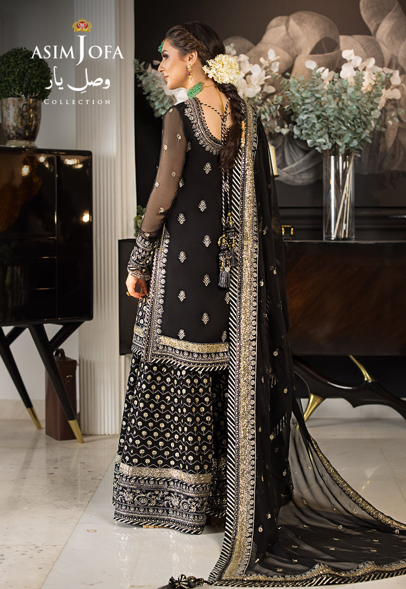 Buy Now, AJVY- 05 - Vasl e yar - Formals 2023 - Asim Jofa - Wedding and Bridal Party Dresses - Shahana Collection UK - Asim Jofa in GCC - UAE fashion 