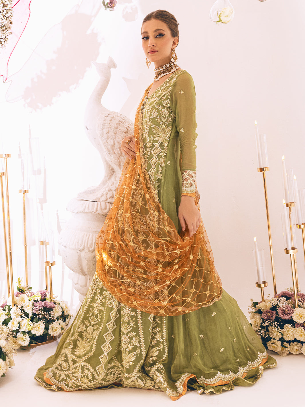 Buy Now, Sawariya 05 - Luxury Kalidaar Chiffon 2023 - Roheenaz -Shahana Collection UK - Wedding & Bridal Party Dresses 