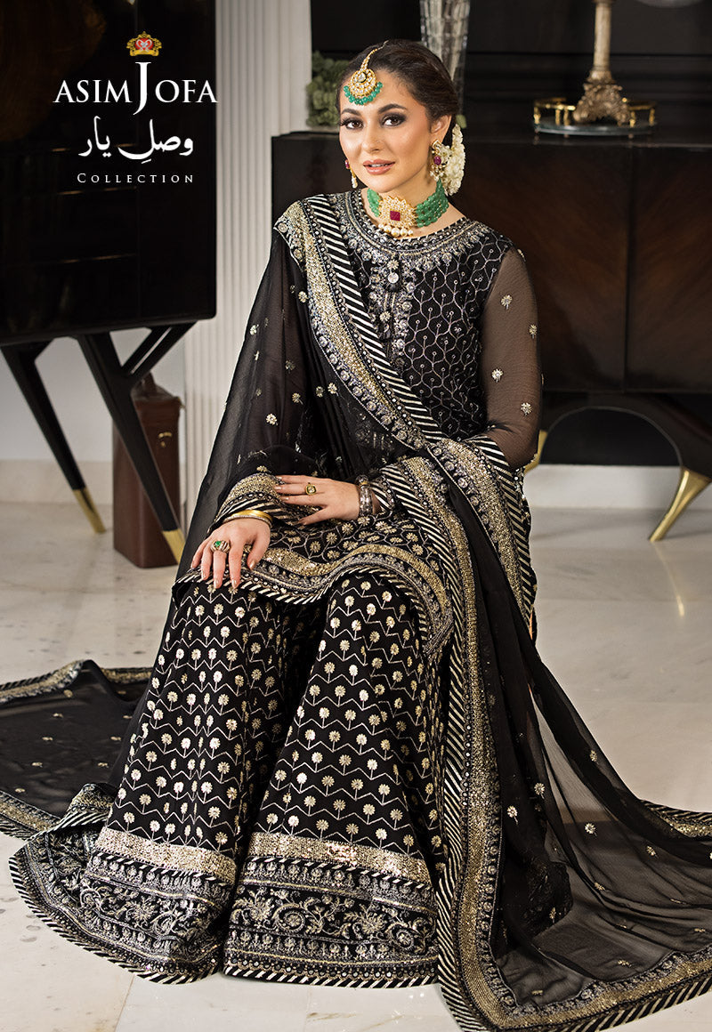 Buy Now, AJVY- 05 - Vasl e yar - Formals 2023 - Asim Jofa - Wedding and Bridal Party Dresses - Shahana Collection UK - Asim Jofa in GCC - UAE fashion 