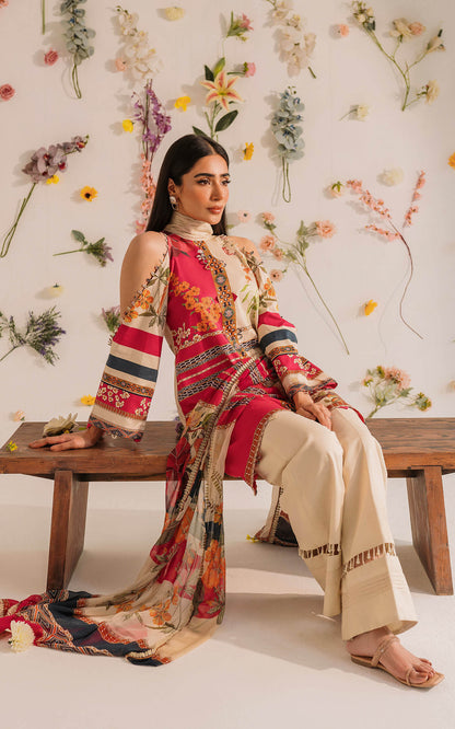 Buy Pakistan designer lawn - MKL - 06 - Meraki Summer Vol 1 - Asifa n Nabeel Lawn Collection 2023 - Shahana Collection UK - Asifa n Nabeel  in UK - Eid Edit 2023