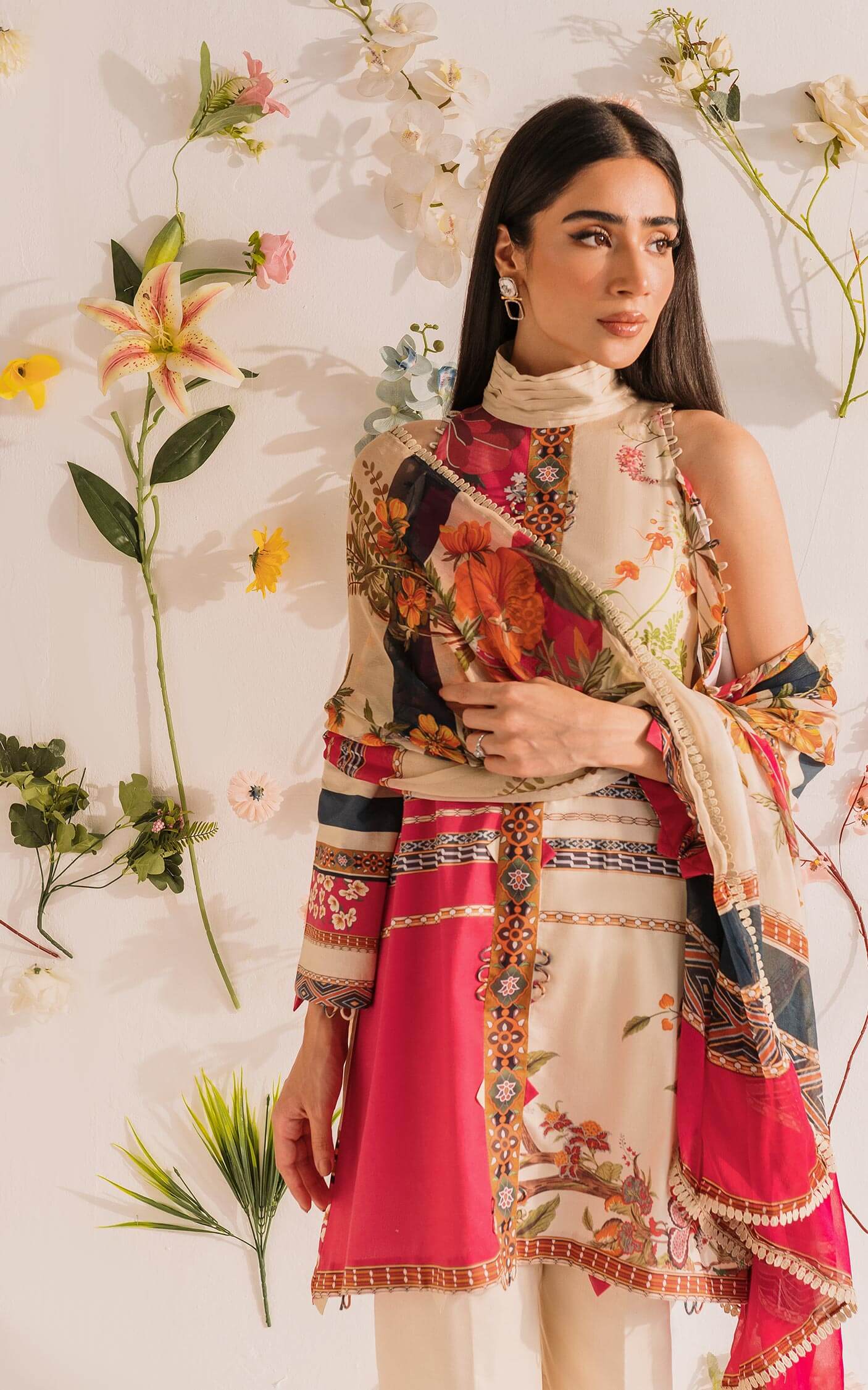 Buy Pakistan designer lawn - MKL - 06 - Meraki Summer Vol 1 - Asifa n Nabeel Lawn Collection 2023 - Shahana Collection UK - Asifa n Nabeel  in UK - Eid Edit 2023