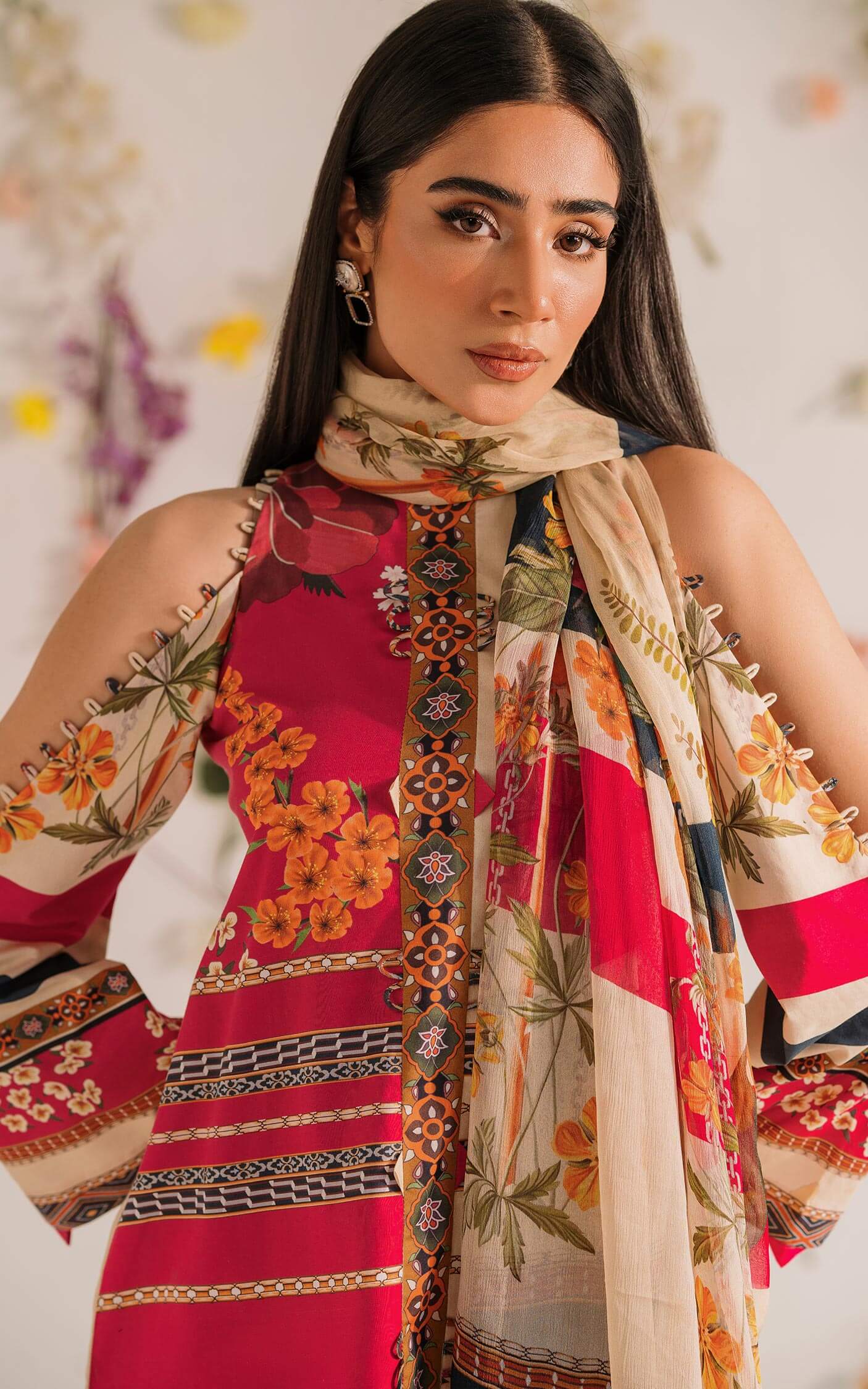 Buy Pakistan designer lawn - MKL - 06 - Meraki Summer Vol 1 - Asifa n Nabeel Lawn Collection 2023 - Shahana Collection UK - Asifa n Nabeel  in UK - Eid Edit 2023