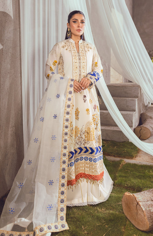 Buy Now, D#08 MAHIYMAAN - Eid Luxury Embroidered Lawn - Al Zohaib - Shahana Collection UK - Wedding and Bridal Party Dresses - Festive Eid 2023