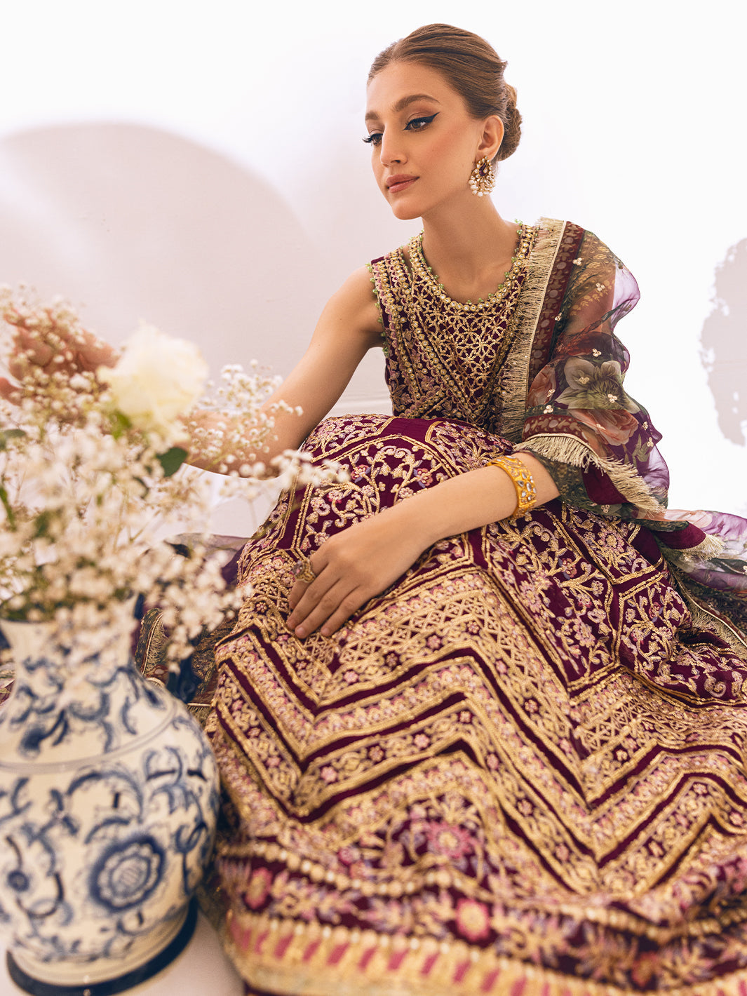 Buy Now, Sawariya 07 - Luxury Kalidaar Chiffon 2023 - Roheenaz -Shahana Collection UK - Wedding & Bridal Party Dresses 