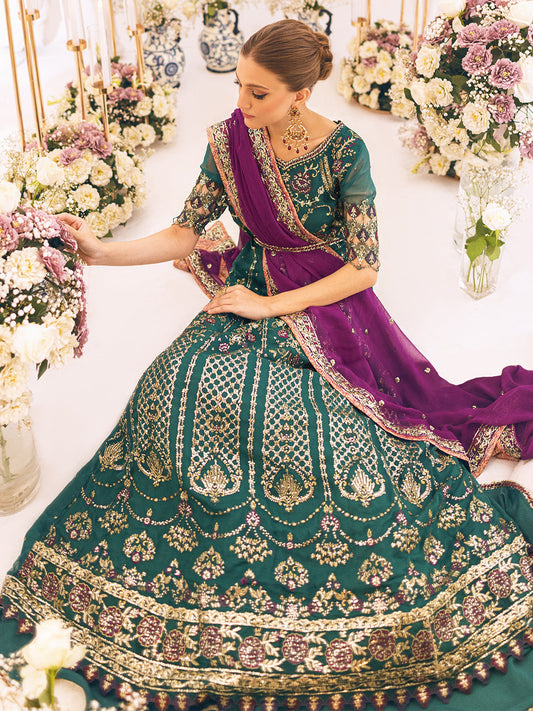 Buy Now, Sawariya 08 - Luxury Kalidaar Chiffon 2023 - Roheenaz -Shahana Collection UK - Wedding & Bridal Party Dresses 