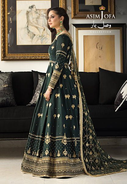 Buy Now, AJVY- 08 - Vasl e yar - Formals 2023 - Asim Jofa - Wedding and Bridal Party Dresses - Shahana Collection UK - Asim Jofa in GCC - UAE fashion 