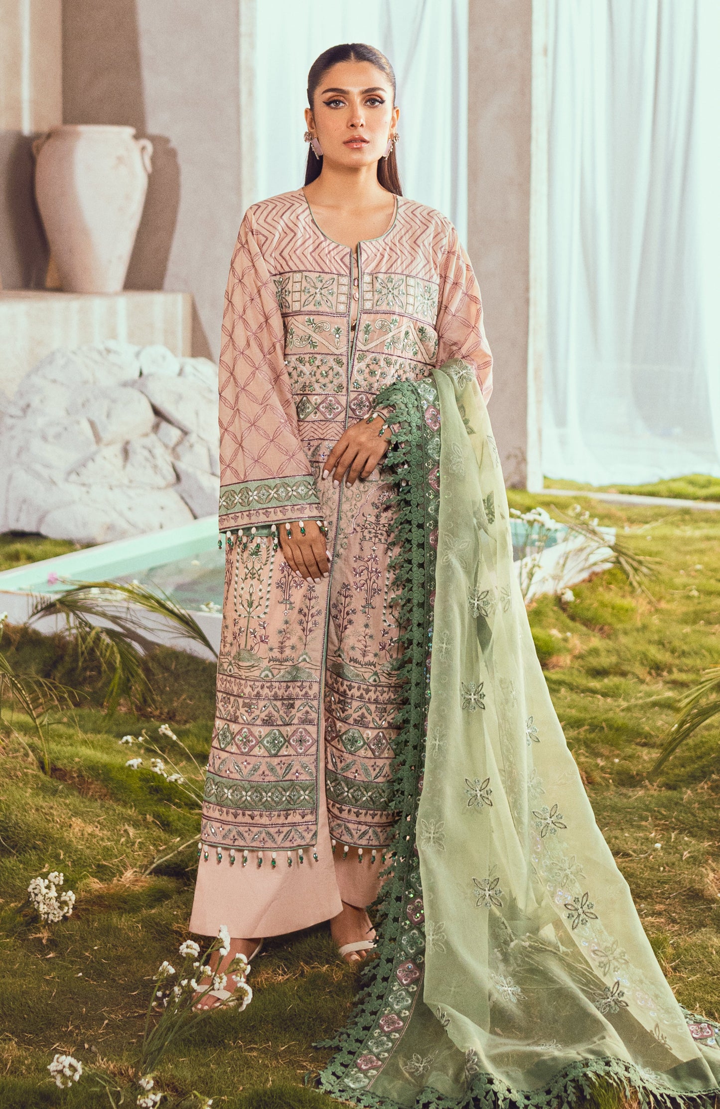 Buy Now, D#06 MAHIYMAAN - Eid Luxury Embroidered Lawn - Al Zohaib - Shahana Collection UK - Wedding and Bridal Party Dresses - Festive Eid 2023