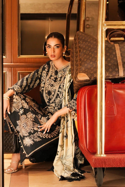 Shop Now - D#14B Muzlin Winter - Vol 1 - Sana Safinaz - Wedding and Bridal Party Dresses - Shahana Collection UK - Pakistani Designer Wear - Winter 2023