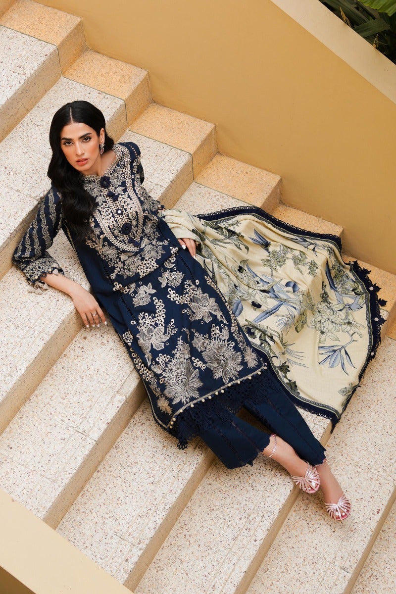 Shop Now - D#14B Muzlin Winter - Vol 1 - Sana Safinaz - Wedding and Bridal Party Dresses - Shahana Collection UK - Pakistani Designer Wear - Winter 2023