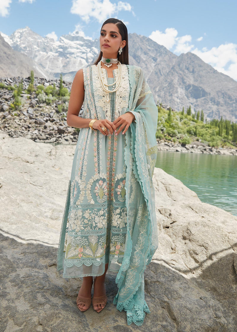 Shop Now, Chikkankari Affair D2A - Luxe Lawn by Saira Shakira 2023 - Crimson - Shahana Collection UK - Wedding and Bridal Party Dresses - Eid Edit 2023