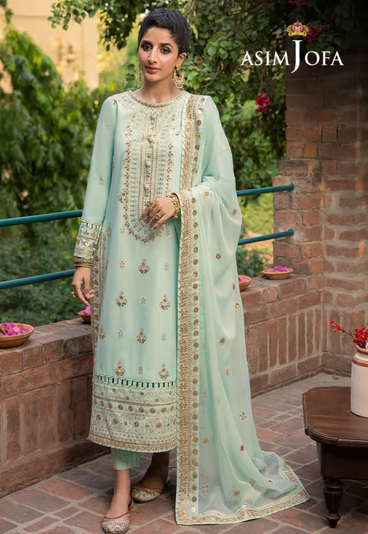 Buy Now- Silk Lawn - Shadow Work Collection 2023 - Shahana Collection UK - Asim Jofa - Wedding and Bridal party dresses 