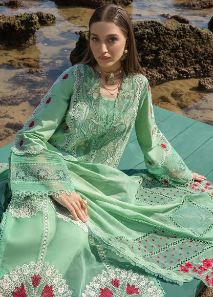 Buy Now, Spring Blooms - 3B - Crimson Luxury Lawn 2023 - Saira Shakira - Shahana Collection UK - Wedding and Bridal Party Dresses