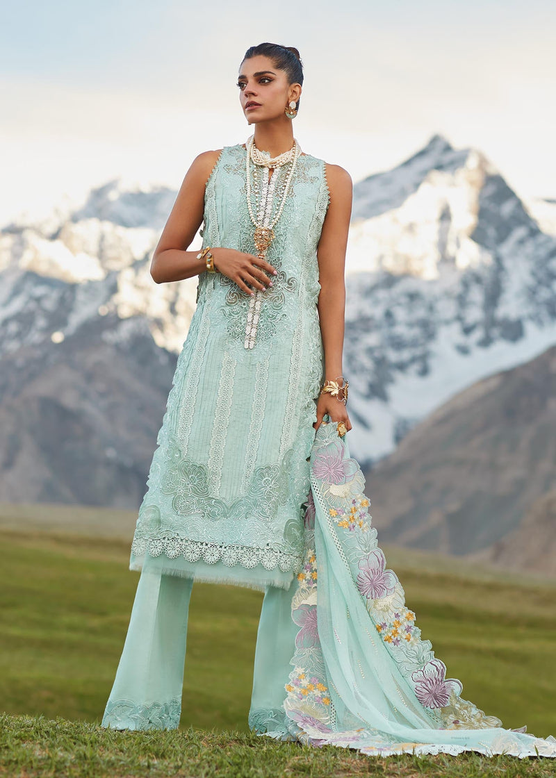 Shop Now, Pleated Perfection D4A - Luxe Lawn by Saira Shakira 2023 - Crimson - Shahana Collection UK - Wedding and Bridal Party Dresses - Eid Edit 2023