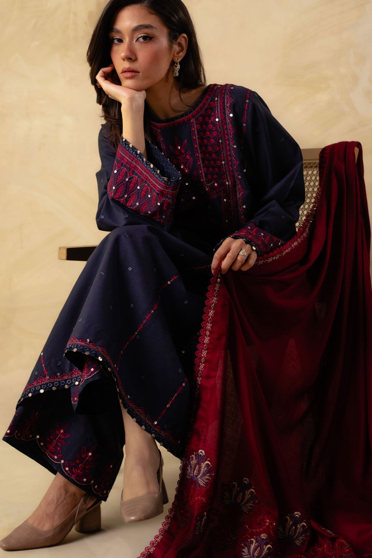 Buy Now, 4B - Coco Winter 2023 - Zara Shahjahan - Shahana Collection UK - Wedding and Bridal Party Wear - Fall Edit - Pakistani Designer Women-wear in UK 