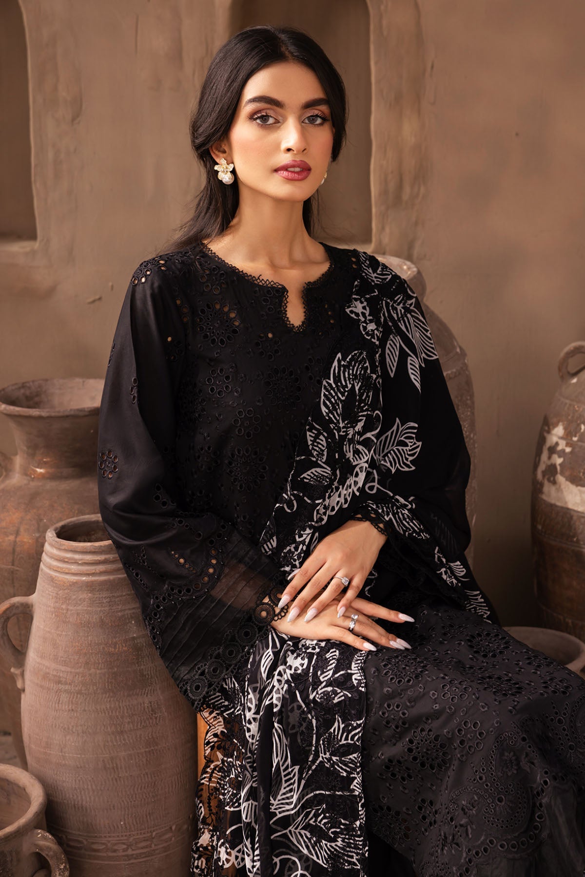 Buy Now, B-05 - KOYAL - Monochrome Collection 2023 - Nureh - Shahana Collection UK - Wedding and Bridal Party Dresses 