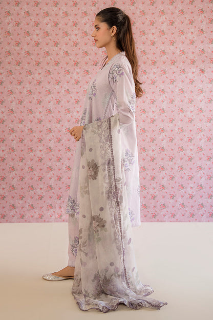 Buy Now - Winsome Orchid - Petals and Prints - Lawn Collection 2023 - Cross Stitch - Shahana Collection UK - Wedding and Bridal Party Dresses 