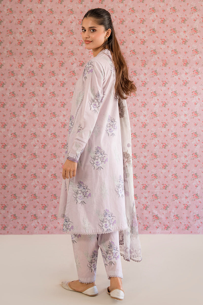 Buy Now - Winsome Orchid - Petals and Prints - Lawn Collection 2023 - Cross Stitch - Shahana Collection UK - Wedding and Bridal Party Dresses 