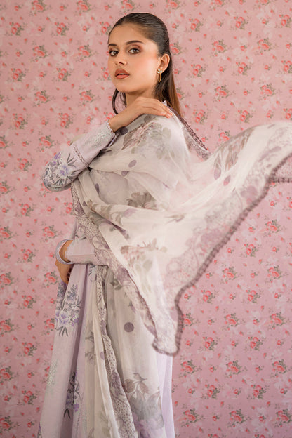 Buy Now - Winsome Orchid - Petals and Prints - Lawn Collection 2023 - Cross Stitch - Shahana Collection UK - Wedding and Bridal Party Dresses 