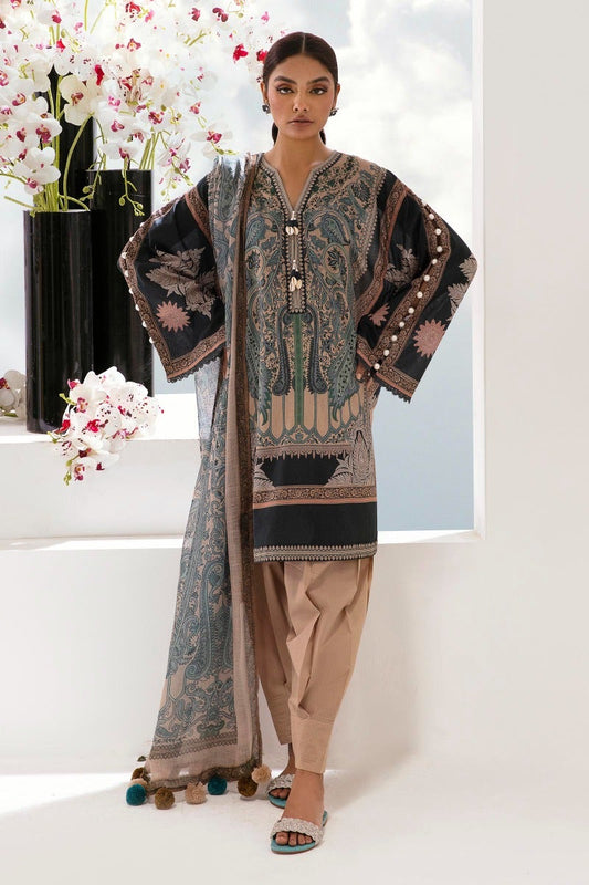 7B - Mahay Summer Lawn Collection'23 - Shahana Collection UK -Sana Safinaz 