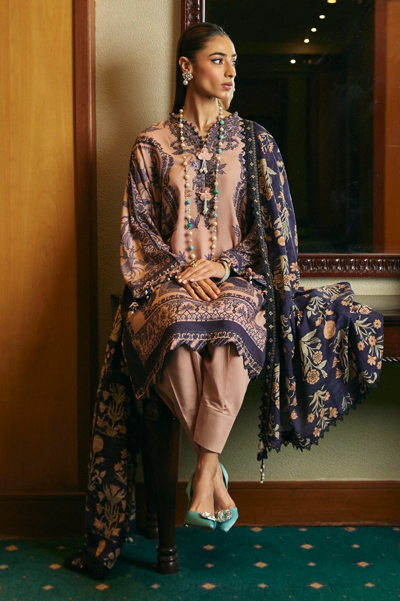 Shop Now - D#7B Muzlin Winter - Vol 1 - Sana Safinaz - Wedding and Bridal Party Dresses - Shahana Collection UK - Pakistani Designer Wear - Winter 2023