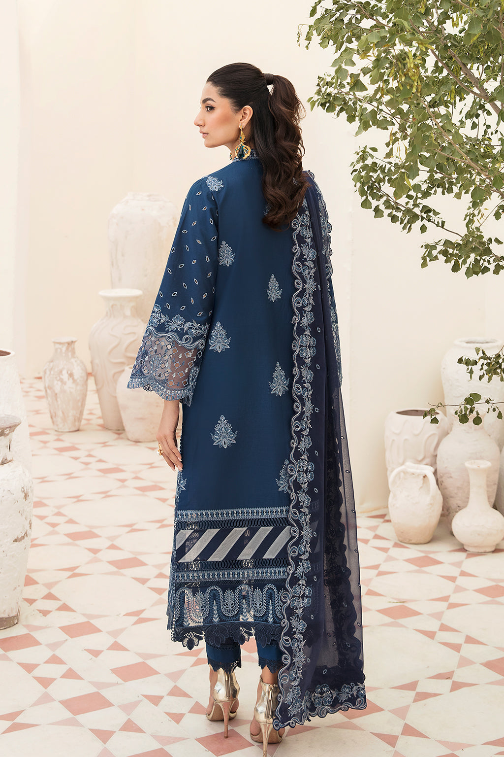 Shop Now, AZURE - Festive Chikankari Collection 2023 - Afrozeh - Shahana Collection UK - Wedding and Bridal Party Dresses - Edi Festive 2023