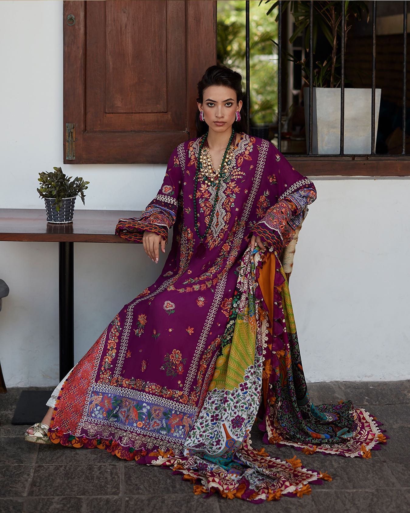 Buy Now - Aalia - Elan Lawn'23 - Shahana Collection UK - Summer Lawn - Pakistani Designer wear - Wedding and Bridal party wear dresses - Elan in UK