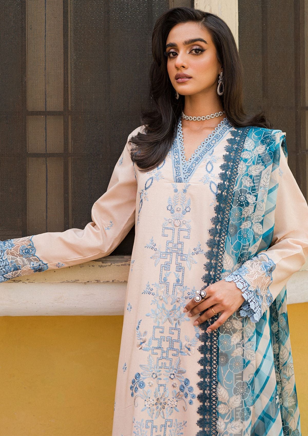 Shop Now, 22A FARIBA - Wisteria Spring/Summer 2023 - Roheenaz - Shahana Collection UK - Eid Edit 2023