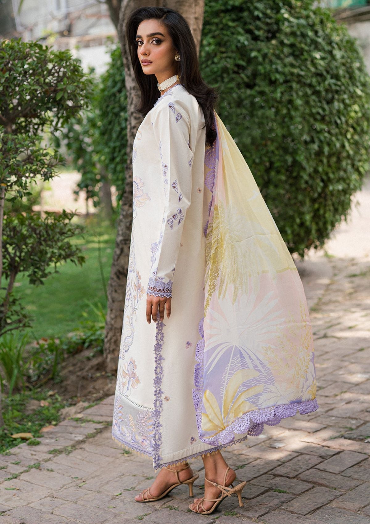 Shop Now, 23A FATEMEH - Wisteria Spring/Summer 2023 - Roheenaz - Shahana Collection UK - Eid Edit 2023