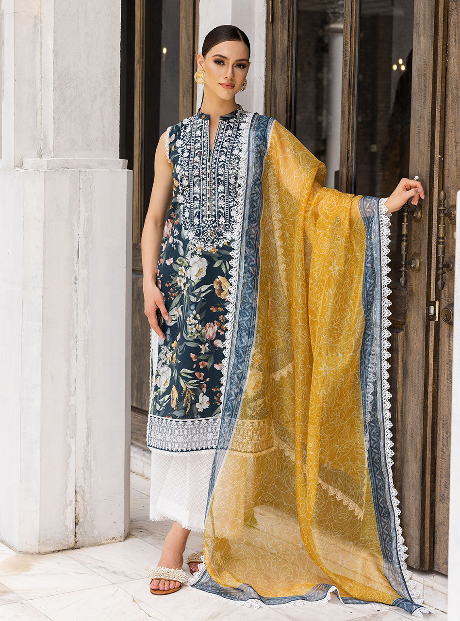 Buy Now, JADE-CHARM 1A - Tahra Lawn - Zainab Chottani - Shahana Collection UK - Wedding and Bridal Party Dresses