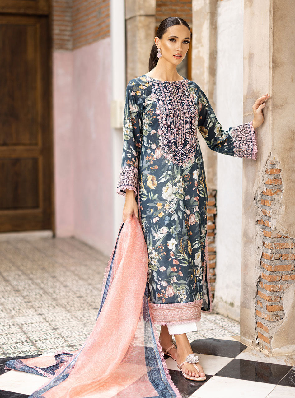 Buy Now, JADE-CHARM 1B - Tahra Lawn - Zainab Chottani - Shahana Collection UK - Wedding and Bridal Party Dresses