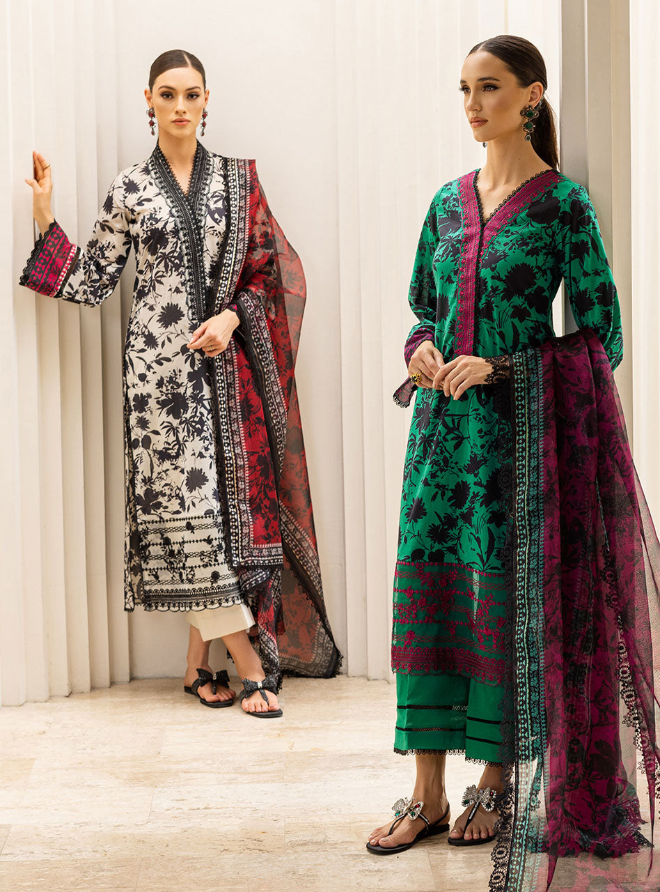 Buy Now, MYSTI-PEONY 5A - Tahra Lawn - Zainab Chottani - Shahana Collection UK - Wedding and Bridal Party Dresses