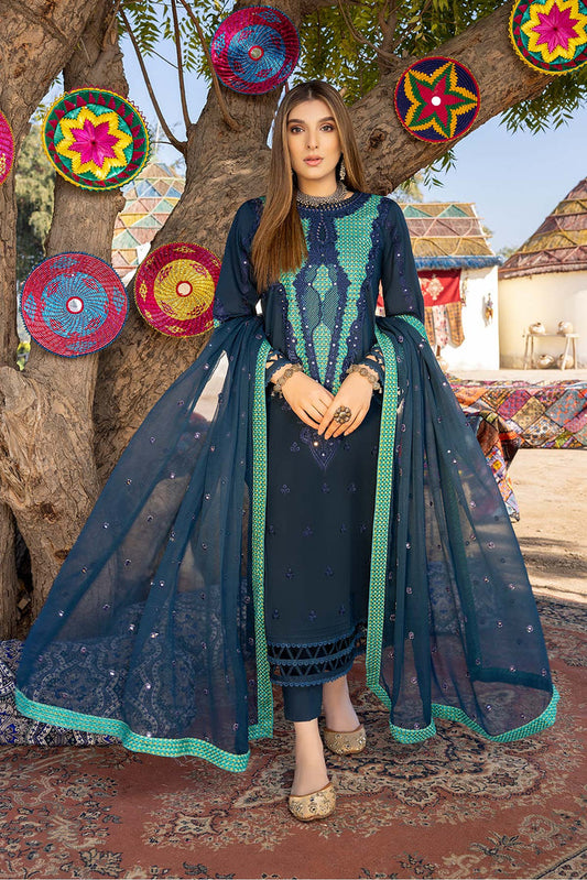 Buy Now, 02 - Reem Premium Embroidered Vol 1 Lawn 2023 - Charizma - Eid Edit 2023 - Shahana Collection UK - Wedding and Bridal Party Dresses 