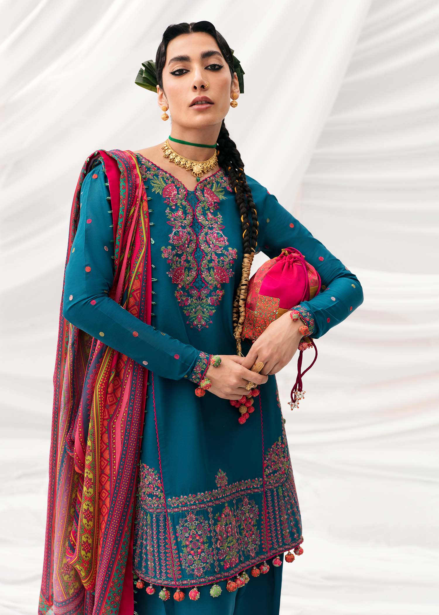 Buy Now - SHAB - Masuam Lawn Collection'23 - Hussain Rehar - Pakistani Designer Clothes - Bridal and Party Dresses - Shahana Collection UK 