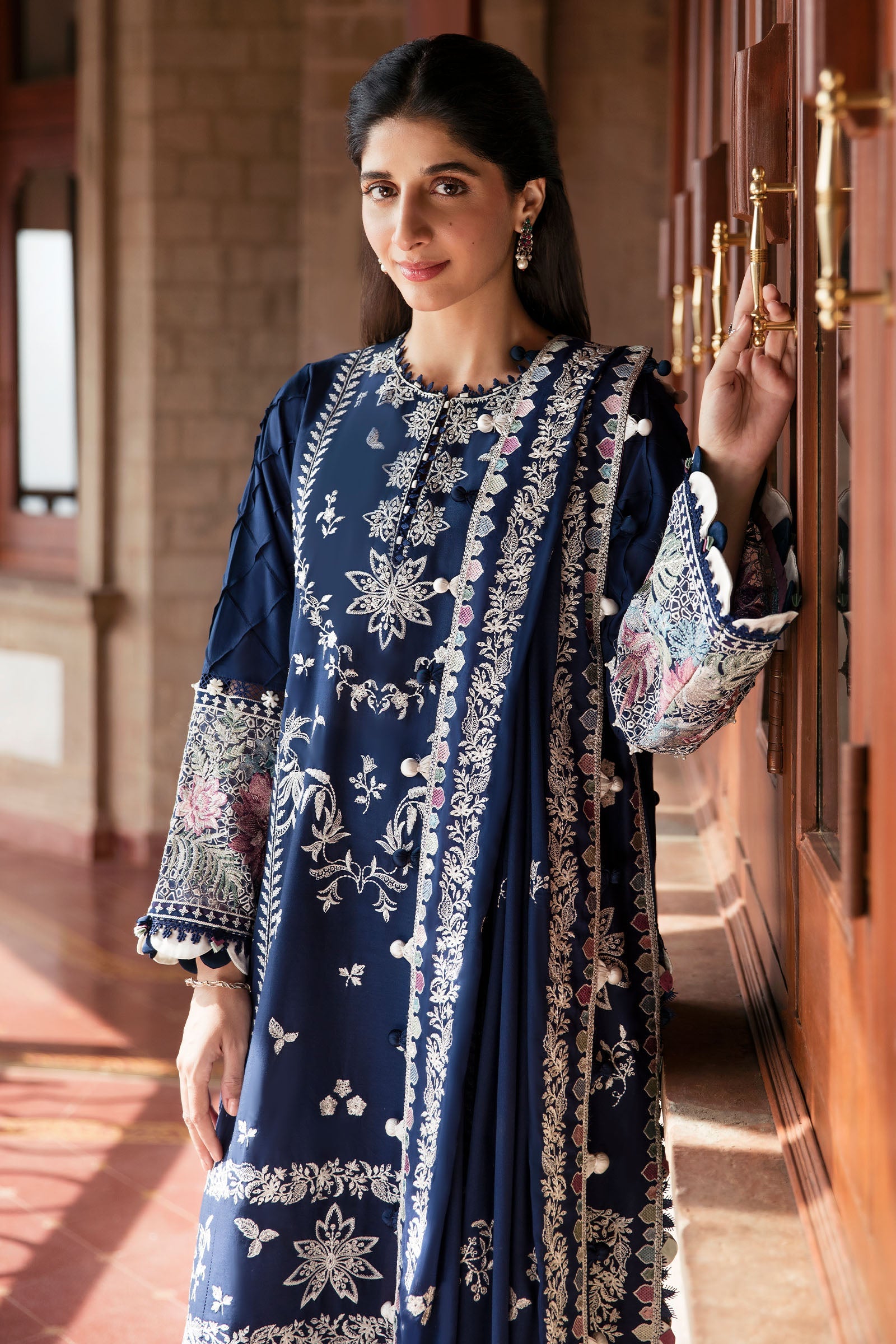 Shop Now, SERRA (ZF23-03) - Festive Eid Edit 2023 - ZAHA - Shahana Collection UK - Wedding and Bridal Party Dresses 