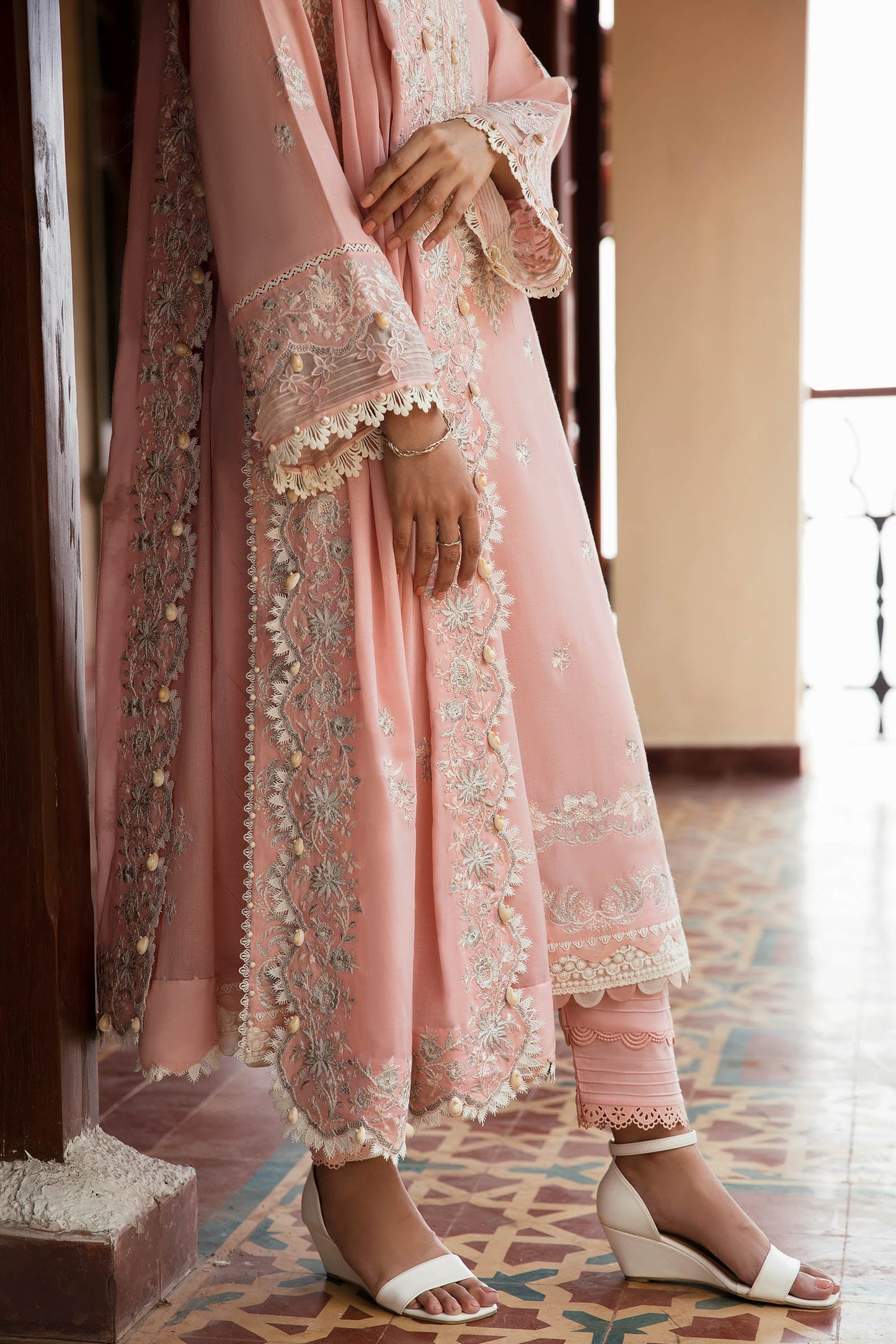 Shop Now, ELA (ZF23-06) - Festive Eid Edit 2023 - ZAHA - Shahana Collection UK - Wedding and Bridal Party Dresses 