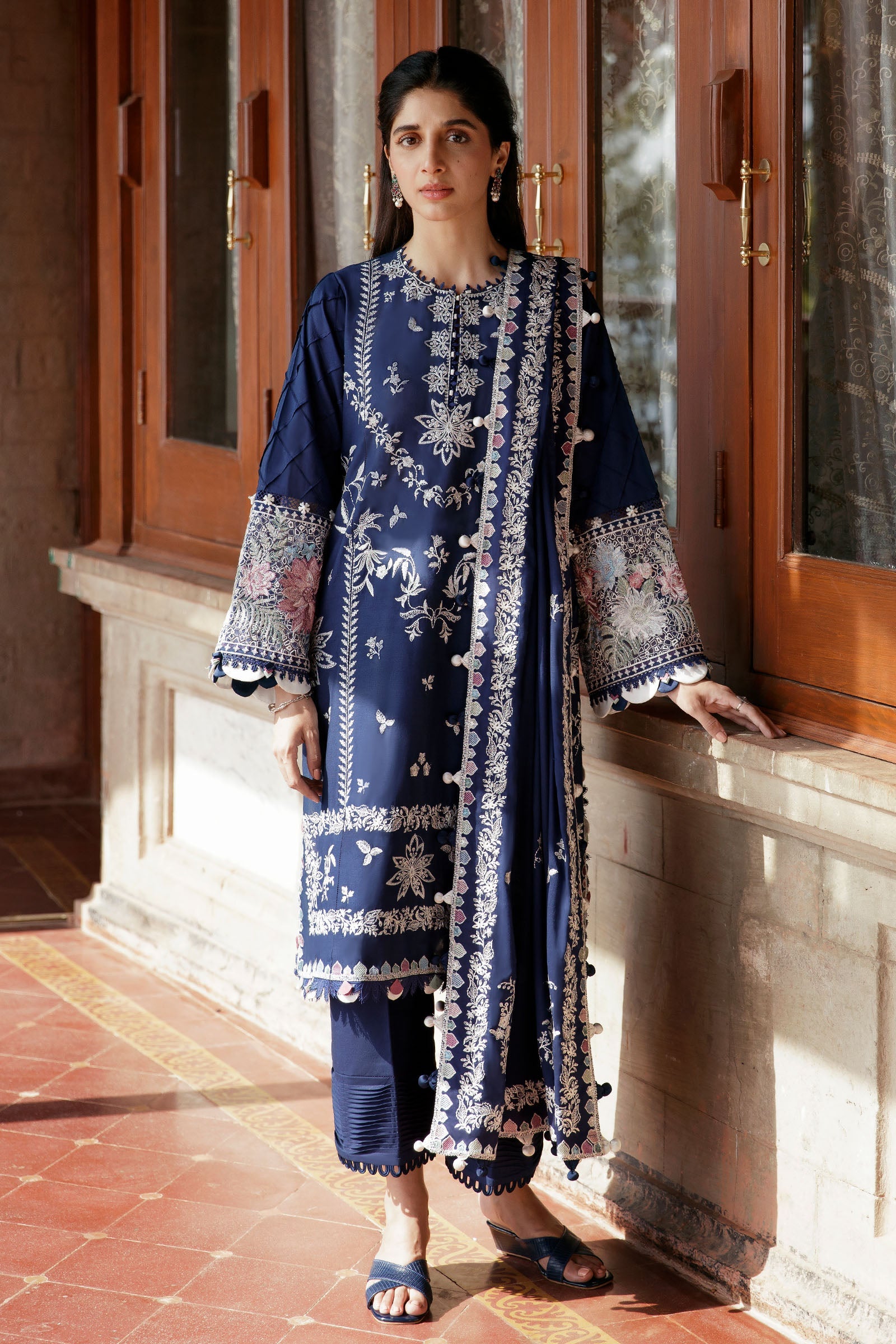 Shop Now, SERRA (ZF23-03) - Festive Eid Edit 2023 - ZAHA - Shahana Collection UK - Wedding and Bridal Party Dresses 