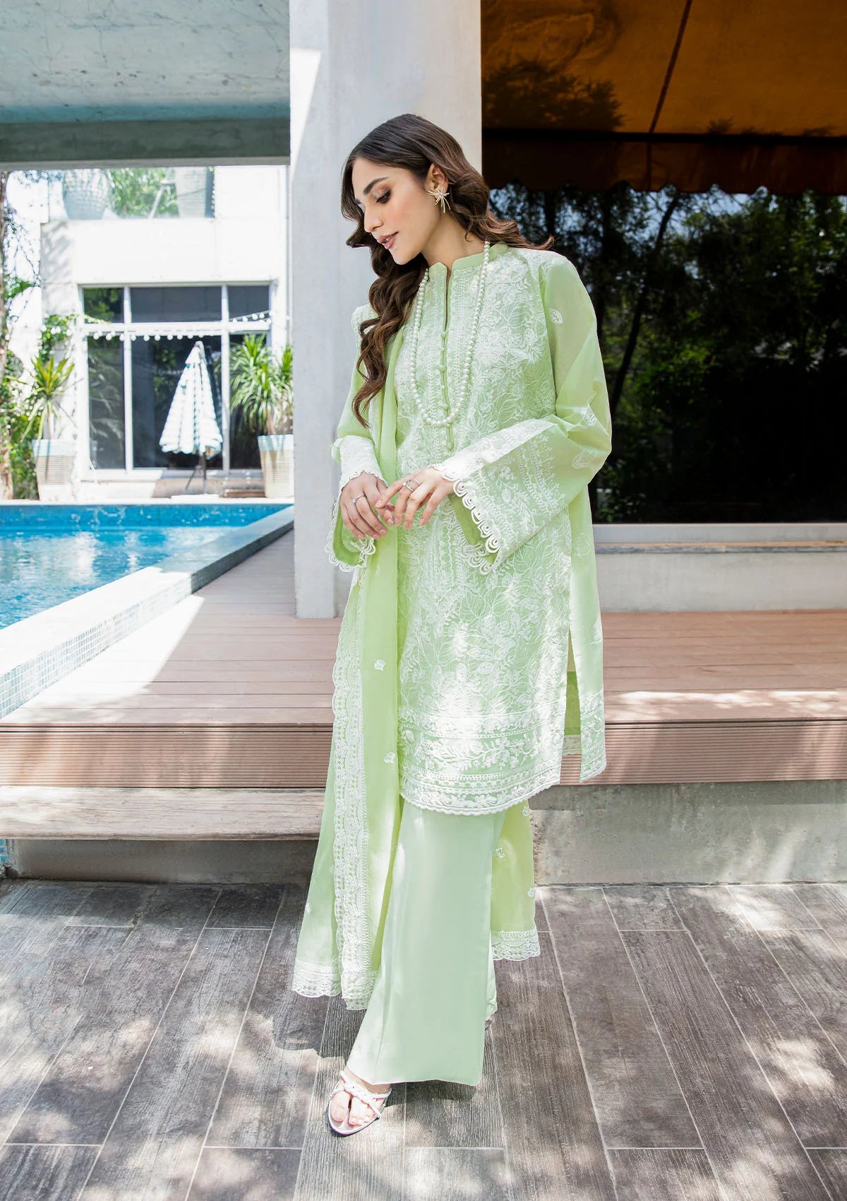 Buy Now, LOOK 2B - AIK Lawn'23 - Vol. 2 - Shahana Collection UK - Wedding and Bridal Party Dresses - Aik Atelier 