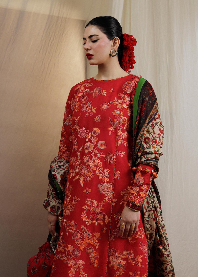 Buy Now, Berry - Factory No. 21 - Eid Spring/Spring Lawn'23 - Hussain Rehar - Shahana Collection UK - Wedding and Bridal Party Dresses 