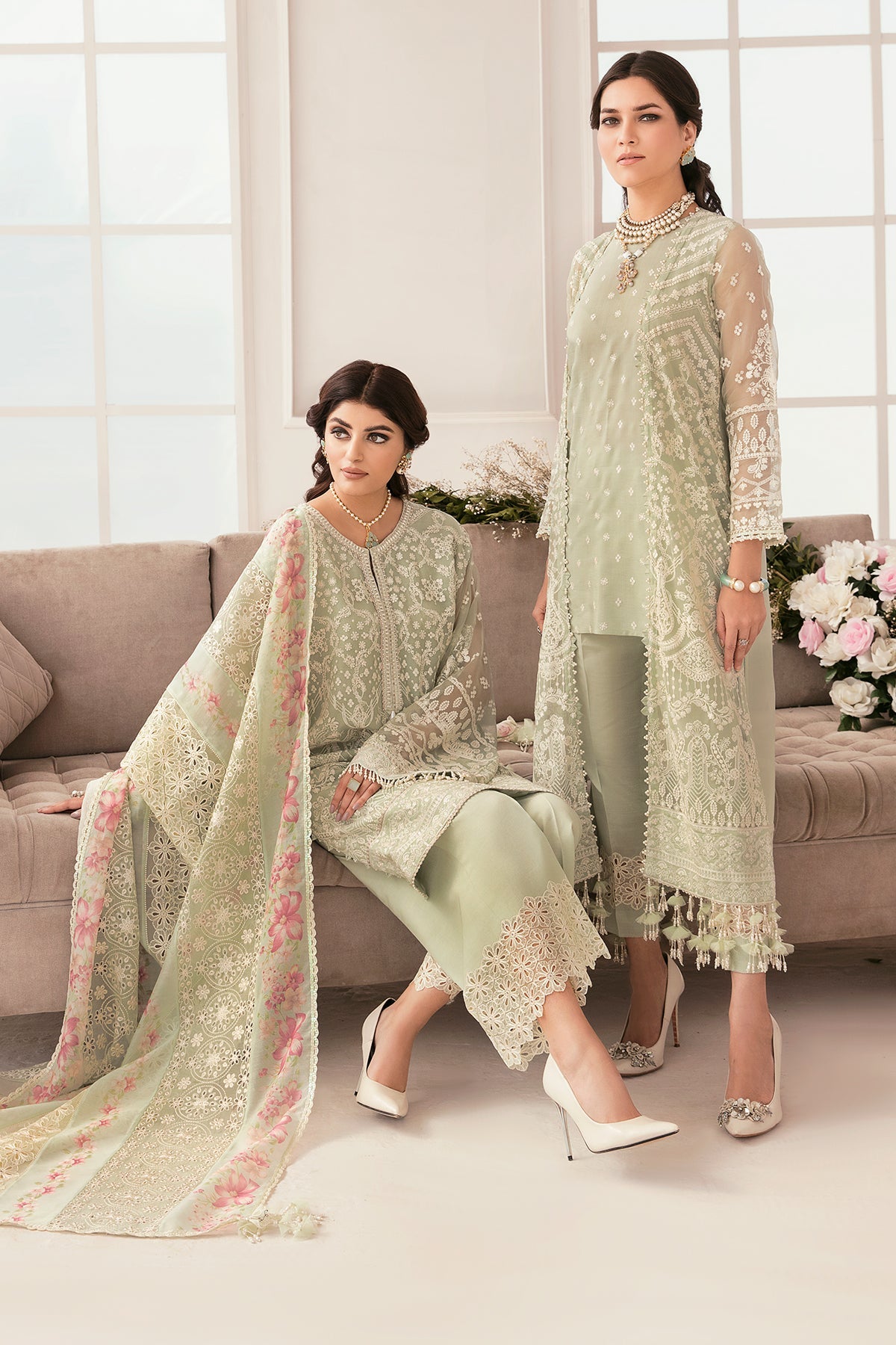 CH11-D01 - Chantelle Embroidered Collection Chapter 11 by Baroque Fashion - Shahana Collection UK