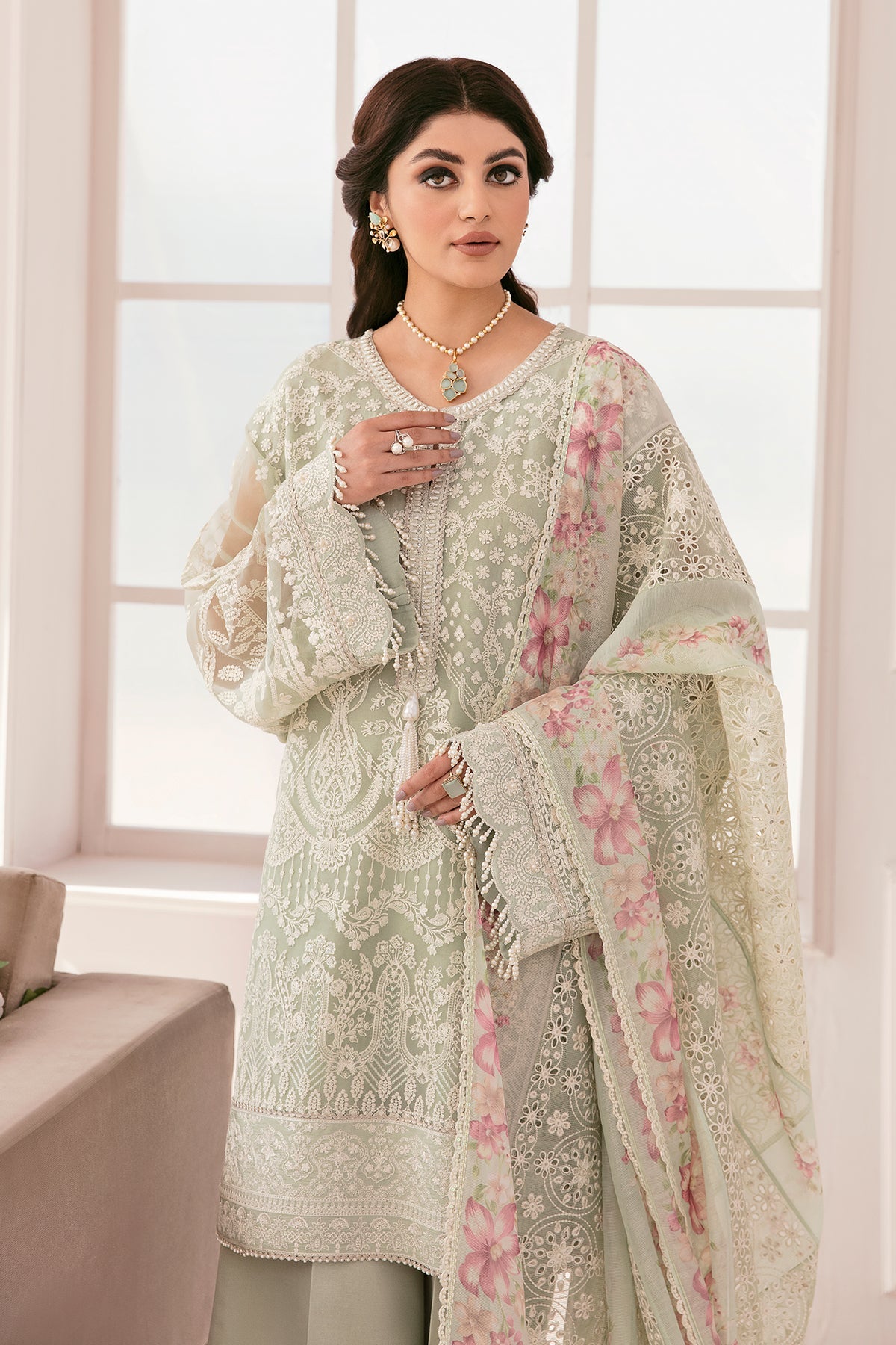 CH11-D01 - Chantelle Embroidered Collection Chapter 11 by Baroque Fashion - Shahana Collection UK