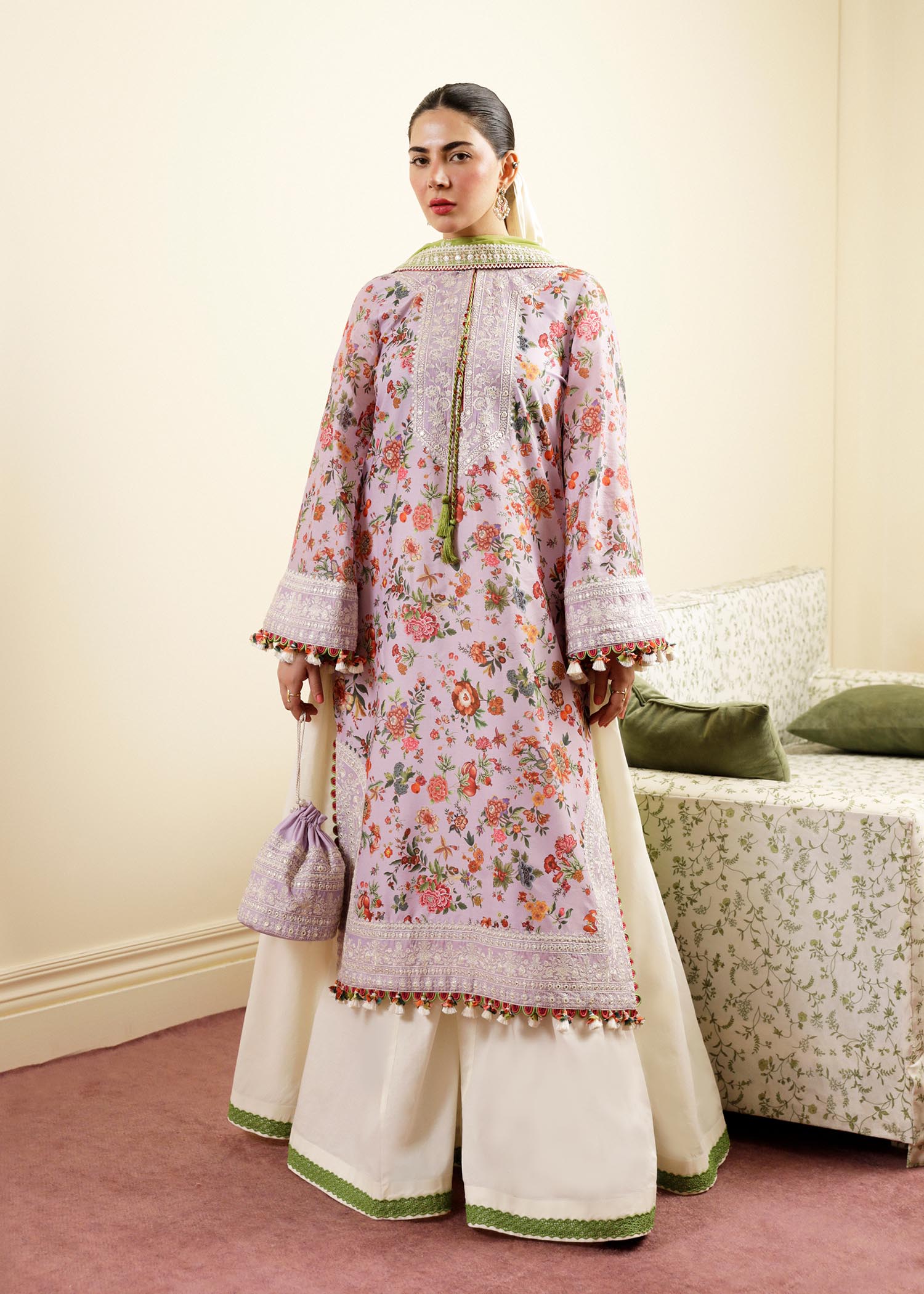 Buy Now, Lilac - Factory No. 21 - Eid Spring/Spring Lawn'23 - Hussain Rehar - Shahana Collection UK - Wedding and Bridal Party Dresses 