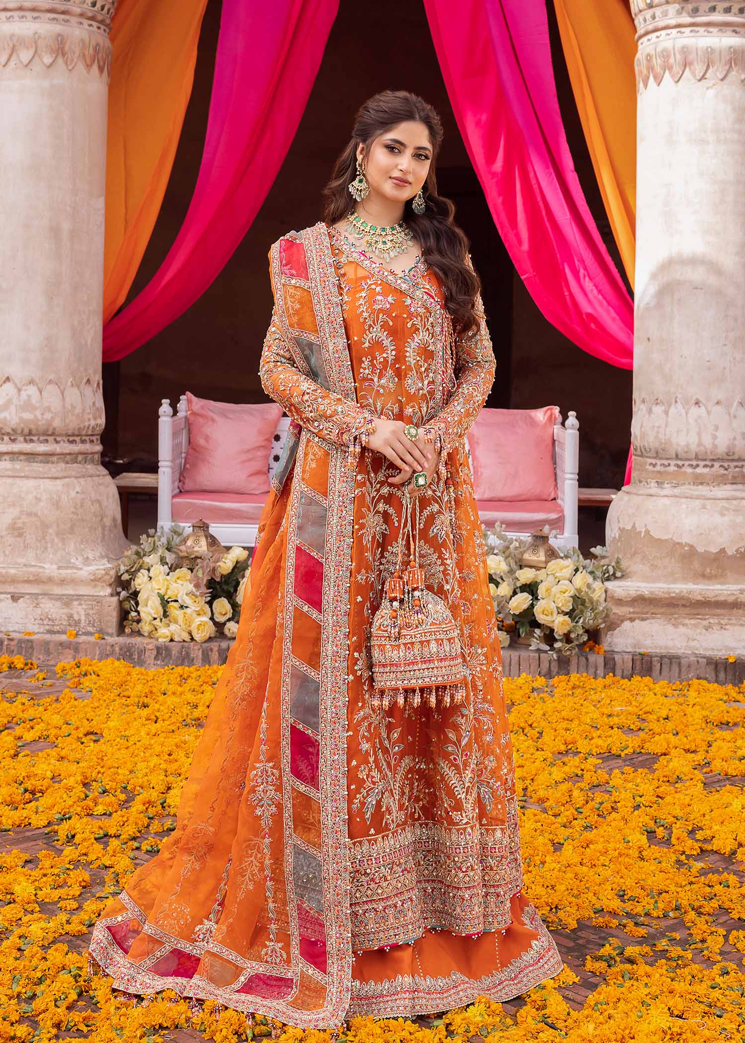 Buy Now, Mina - Maahi Festive'23 Vol III - Kanwal Malik - Wedding and Bridal Party Dresses - Shahana Collection UK - Pakistani Designer Wear in UK 