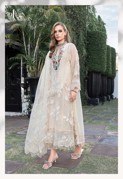 Celestial Light - Maria. B Luxury Lawn Eid 2023 - Pakistani Designer Lawn - Wedding bridal and party dresses - Shahana Collection UK - Maria B in UK 