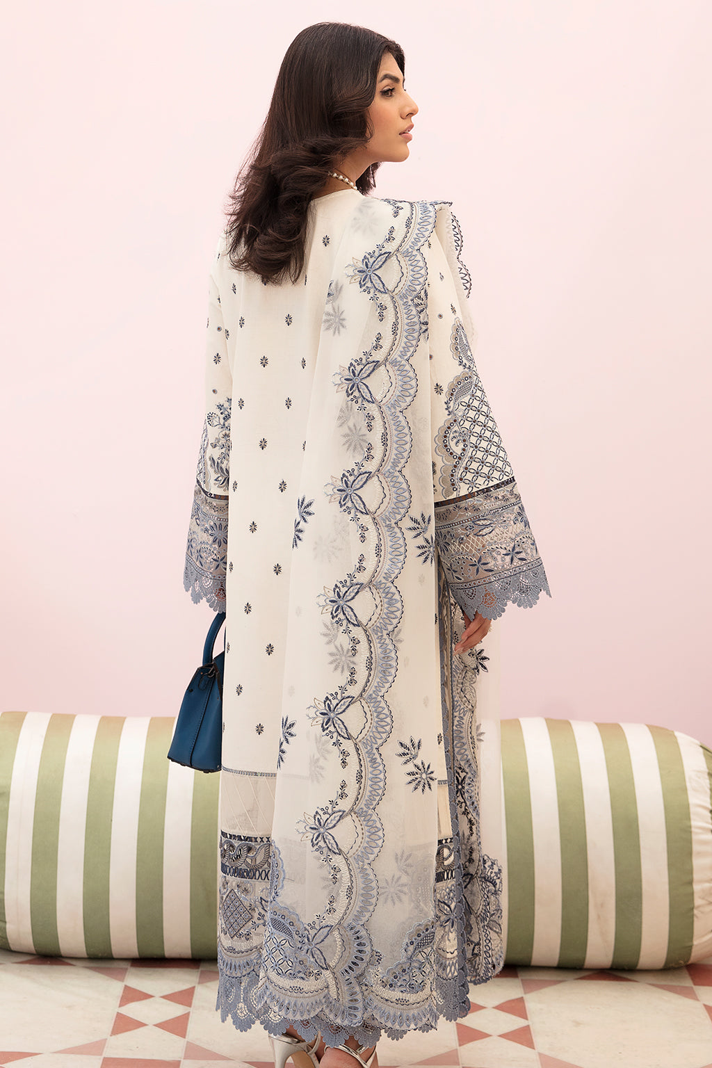 Shop Now, SNOW LAGOON - Festive Chikankari Collection 2023 - Afrozeh - Shahana Collection UK - Wedding and Bridal Party Dresses - Edi Festive 2023