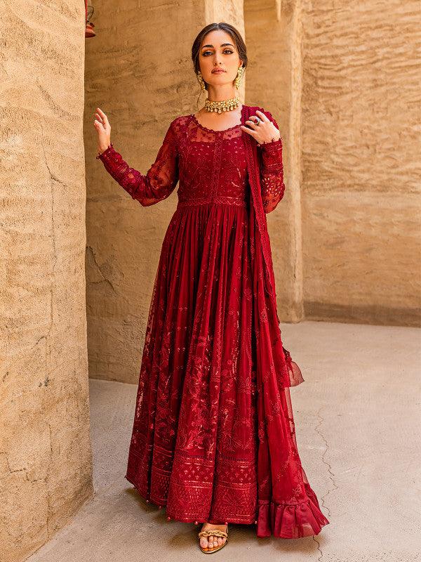 Zaariya - Gulaal Embroidered Chiffon 2022 - Zaariya - Gulaal Embroidered Chiffon 2022 - Shahana Collection