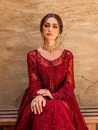 Zaariya - Gulaal Embroidered Chiffon 2022 - Zaariya - Gulaal Embroidered Chiffon 2022 - Shahana Collection