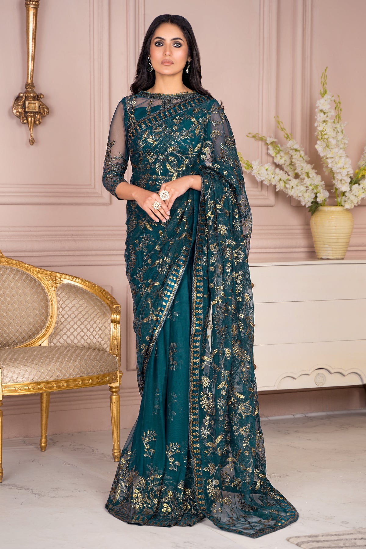 ZA - 01 Evergreen  - Afreen Formal Collection 2023 - Zarif - Shahana Collection UK - Eid Festive 2023